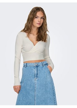 ONLY Sweter w kolorze kremowym ze sklepu Limango Polska w kategorii Swetry damskie - zdjęcie 179397708