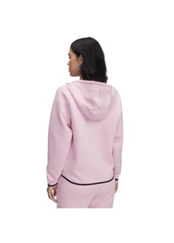 Damska bluza treningowa rozpinana z kapturem Under Armour Unstoppable Fleece FZ - różowa ze sklepu Sportstylestory.com w kategorii Bluzy damskie - zdjęcie 179403888