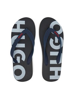 HUGO Japonki Arvel Thng 50497860 Granatowy - id: 0000304956904 - marki Hugo Boss - 179406028 HUGO Japonki Arvel Thng 50497860 Granatowy ze sklepu MODIVO w kategorii Klapki męskie - zdjęcie 179406028