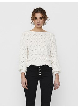 ONLY Sweter w kolorze kremowym ze sklepu Limango Polska w kategorii Swetry damskie - zdjęcie 179410875