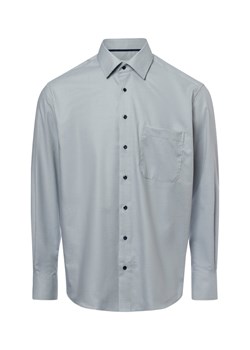 Eterna Comfort Fit Męska koszula biznesowa - non-iron Mężczyźni Comfort Fit Bawełna trzcinowy w kratkę ze sklepu vangraaf w kategorii Koszule męskie - zdjęcie 179416338