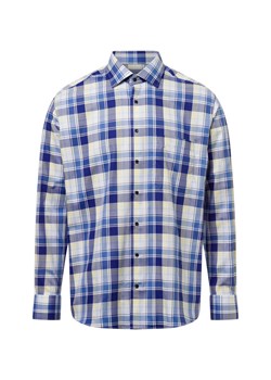 Eterna Comfort Fit Męska koszula biznesowa - non-iron Mężczyźni Comfort Fit Bawełna niebieski w kratkę - id: 741999-0002-00420 - marki Eterna - 179416345 Eterna Comfort Fit Męska koszula biznesowa - non-iron Mężczyźni Comfort Fit Bawełna niebieski w kratkę ze sklepu vangraaf w kategorii Koszule męskie - zdjęcie 179416345