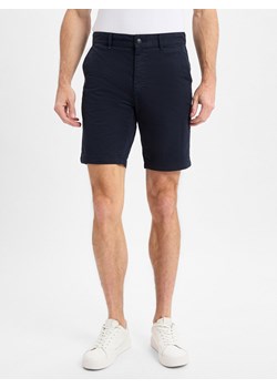 BOSS Orange Szorty - Chino Slim Mężczyźni Bawełna granatowy jednolity - id: 744263-0002-00310 - marki BOSS HUGO BOSS - 179416375 BOSS Orange Szorty - Chino Slim Mężczyźni Bawełna granatowy jednolity ze sklepu vangraaf w kategorii Spodenki męskie - zdjęcie 179416375