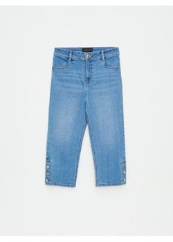 Mohito - Jeansy capri - niebieski ze sklepu Mohito w kategorii Jeansy damskie - zdjęcie 179416895