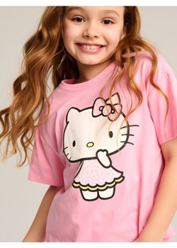 Sinsay - Koszulka Hello Kitty - różowy ze sklepu Sinsay w kategorii Bluzki dziewczęce - zdjęcie 179429466