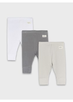 Sinsay - Legginsy 3 pack - biały ze sklepu Sinsay w kategorii Spodnie i półśpiochy - zdjęcie 179429758