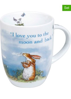 Könitz Kubki jumbo (2 szt.) w kolorze niebieskim - 380 ml ze sklepu Limango Polska w kategorii Dzbanki i zaparzacze - zdjęcie 179431556