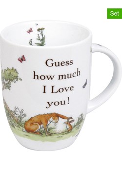 Könitz Kubki jumbo (2 szt.) w kolorze biało-zielonym - 380 ml ze sklepu Limango Polska w kategorii Dzbanki i zaparzacze - zdjęcie 179431557