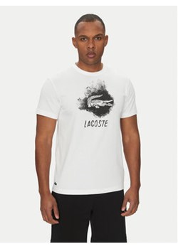 Lacoste T-Shirt TH8917 Biały Regular Fit ze sklepu MODIVO w kategorii T-shirty męskie - zdjęcie 179432356