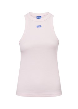 HUGO BLUE Top damski - Easy Tank_B Kobiety Bawełna różowy jednolity ze sklepu vangraaf w kategorii Bluzki damskie - zdjęcie 179439095