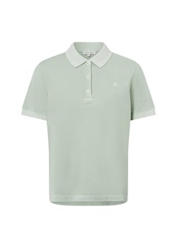 Marc O'Polo Damska koszulka polo Kobiety Bawełna miętowy jednolity ze sklepu vangraaf w kategorii Bluzki damskie - zdjęcie 179439107