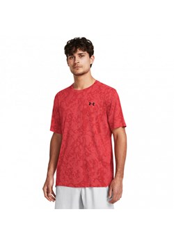 Męska koszulka treningowa Under Armour UA Tech Vent Geode SS - czerwona ze sklepu Sportstylestory.com w kategorii T-shirty męskie - zdjęcie 179442838