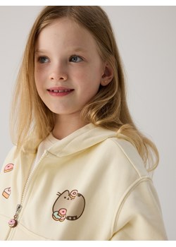 Reserved - Bluza Pusheen - kremowy ze sklepu Reserved w kategorii Bluzy dziewczęce - zdjęcie 179444078