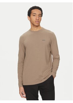 BOSS Longsleeve 50506365 Beżowy Regular Fit ze sklepu MODIVO w kategorii T-shirty męskie - zdjęcie 179445599