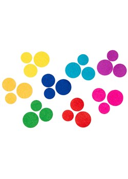 SUNNYSUE Naklejki filcowe (360 szt.) w różnych kolorach ze sklepu Limango Polska w kategorii Zabawki - zdjęcie 179449019
