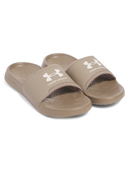Męskie klapki Under Armour UA M Ignite Select - brązowe ze sklepu Sportstylestory.com w kategorii Klapki męskie - zdjęcie 179449556