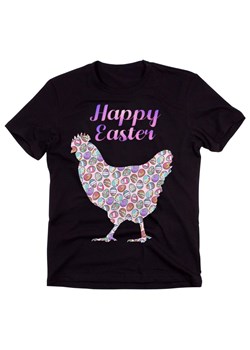 Świąteczna koszulka na Wielkanoc - Happy Easter D1 ze sklepu Time For Fashion w kategorii Bluzki damskie - zdjęcie 179453039