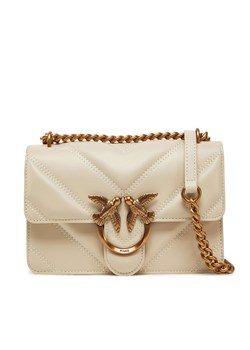 Torebka PINKO Love One Mini Light 104550 A26Z Écru ze sklepu eobuwie.pl w kategorii Listonoszki - zdjęcie 179456887