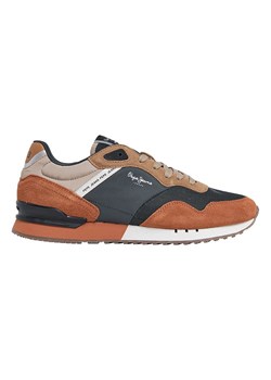 Pepe Jeans FOOTWEAR Sneakersy &quot;London Grade&quot; ze wzorem ze sklepu Limango Polska w kategorii Buty sportowe męskie - zdjęcie 179457707