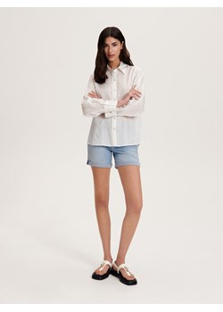 Reserved - Koszula w paski - złamana biel ze sklepu Reserved w kategorii Koszule damskie - zdjęcie 179463688
