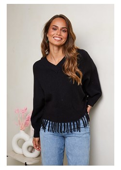 Soft Cashmere Sweter w kolorze czarnym - id: 16306890 - marki Soft Cashmere - 179471905 Soft Cashmere Sweter w kolorze czarnym ze sklepu Limango Polska w kategorii Swetry damskie - zdjęcie 179471905