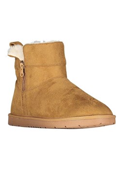 Geographical Norway Botki zimowe "Ozipnat" w kolorze jasnobrązowym ze sklepu Limango Polska w kategorii Śniegowce damskie - zdjęcie 179472118