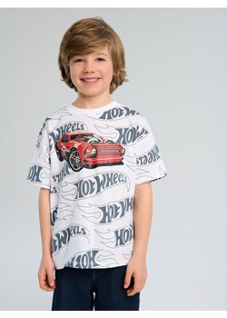 Sinsay - Koszulka Hot Wheels - biały ze sklepu Sinsay w kategorii T-shirty chłopięce - zdjęcie 179477818