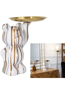 The Concept Factory Figurka dekoracyjna w kolorze złoto-białym - wys. 19 cm ze sklepu Limango Polska w kategorii Dekoracje - zdjęcie 179479456
