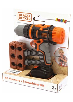 Smoby Zabawkowa wiertarka &quot;Black+Decker&quot; - 3+ ze sklepu Limango Polska w kategorii Zabawki - zdjęcie 179479477