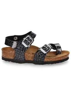 Birkenstock Sandały &quot;Taormina&quot; w kolorze srebrno-czarnym ze sklepu Limango Polska w kategorii Sandały dziecięce - zdjęcie 179479976