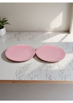 Sinsay - Talerz 2 pack - różowy ze sklepu Sinsay w kategorii Talerze - zdjęcie 179484355