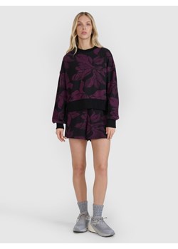 Damska bluza dresowa nierozpinana bez kaptura 4F 4FRSS25TSWSF2177 - multikolor ze sklepu Sportstylestory.com w kategorii Bluzy damskie - zdjęcie 179485758