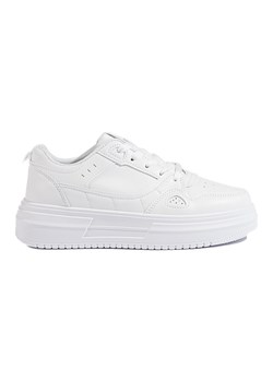 Białe damskie buty sportowe sneakersy ze sklepu ButyModne.pl w kategorii Buty sportowe damskie - zdjęcie 179486229