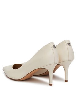 LAUREN RALPH LAUREN Szpilki Lanette 802972024002 Biały ze sklepu MODIVO w kategorii Czółenka - zdjęcie 179486835