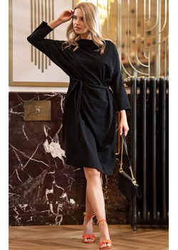 Sukienka oversize z modalu czarna S403, Kolor czarny, Rozmiar 2XL/3XL, Stylove ze sklepu Primodo w kategorii Sukienki - zdjęcie 179487565