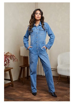 Joséfine Kombinezon dżinsowy &quot;Ramy&quot; w kolorze błękitnym ze sklepu Limango Polska w kategorii Kombinezony damskie - zdjęcie 179488066