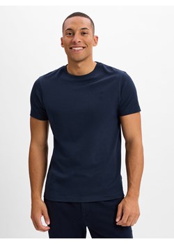 JOOP! Koszulka męska - JJ-22Priamo Mężczyźni Bawełna granatowy jednolity ze sklepu vangraaf w kategorii T-shirty męskie - zdjęcie 179489745