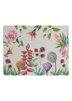 Madre Selva Podkładka w kolorze kremowym ze wzorem na biurko - 55 x 35 cm ze sklepu Limango Polska w kategorii Akcesoria biurowe - zdjęcie 179493997