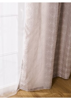 Sinsay - Gruba zasłona w geometryczny wzór - beżowy ze sklepu Sinsay w kategorii Zasłony - zdjęcie 179503035