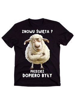 ŚMIESZNA KOSZULKA NA WIELKANOC - ZNOWU ŚWIĘTA PRZECIEŻ DOPIERO BYŁY - id: 145887 - marki Timeforf - 179506529 ŚMIESZNA KOSZULKA NA WIELKANOC - ZNOWU ŚWIĘTA PRZECIEŻ DOPIERO BYŁY ze sklepu Time For Fashion w kategorii Bluzki damskie - zdjęcie 179506529