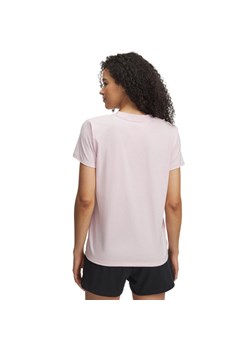 Damski t-shirt z nadrukiem Under Armour Campus Core Ss - różowy ze sklepu Sportstylestory.com w kategorii Bluzki damskie - zdjęcie 179507156