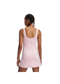 Damska sukienka treningowa Under Armour Motion Dress - różowa ze sklepu Sportstylestory.com w kategorii Sukienki - zdjęcie 179507177