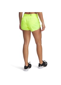 Damskie spodenki do biegania Under Armour UA Launch Pro 3\'\' Shorts - zielone ze sklepu Sportstylestory.com w kategorii Szorty - zdjęcie 179507195