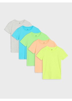 Sinsay - Koszulki 5 pack - szary ze sklepu Sinsay w kategorii Bluzki dziewczęce - zdjęcie 179513848