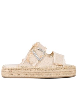 Klapki Emu Australia Ayers W13168NATU - beżowe ze sklepu streetstyle24.pl w kategorii Espadryle damskie - zdjęcie 179514056