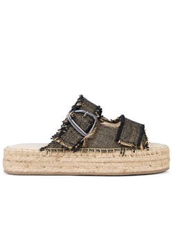 Klapki Emu Australia Ayers W13168BLAK - czarne ze sklepu streetstyle24.pl w kategorii Espadryle damskie - zdjęcie 179514057