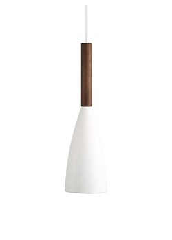 Nordlux Lampa wisząca &quot;Pure&quot; w kolorze biało-brązowym - Ø 10 cm ze sklepu Limango Polska w kategorii Lampy wiszące - zdjęcie 179516475