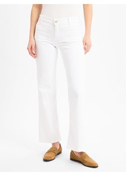 Cambio Dżinsy bootcut - Tess Kobiety Bawełna biały jednolity ze sklepu vangraaf w kategorii Jeansy damskie - zdjęcie 179522019