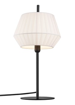 Nordlux Lampa stołowa &quot;Dicte&quot; w kolorze czarno-białym - wys. 42,5 x Ø 21 cm ze sklepu Limango Polska w kategorii Lampy stołowe - zdjęcie 179530196
