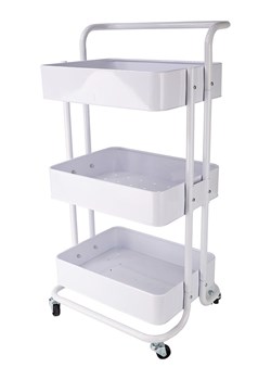 Echtwerk Wózek kuchenny w kolorze białym - 43 x 86 x 32 cm ze sklepu Limango Polska w kategorii Regały i witryny - zdjęcie 179531298